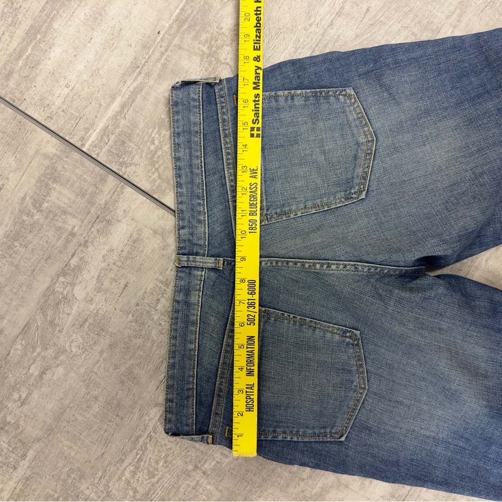 GAP Boyfriend Jeans Size 10 Distressed Medium Wash Denim Relaxed Fit Women - Picture 6 of 9